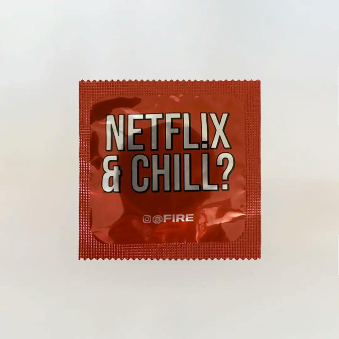 Netfl!x & Chill Condoms (3 Pack)