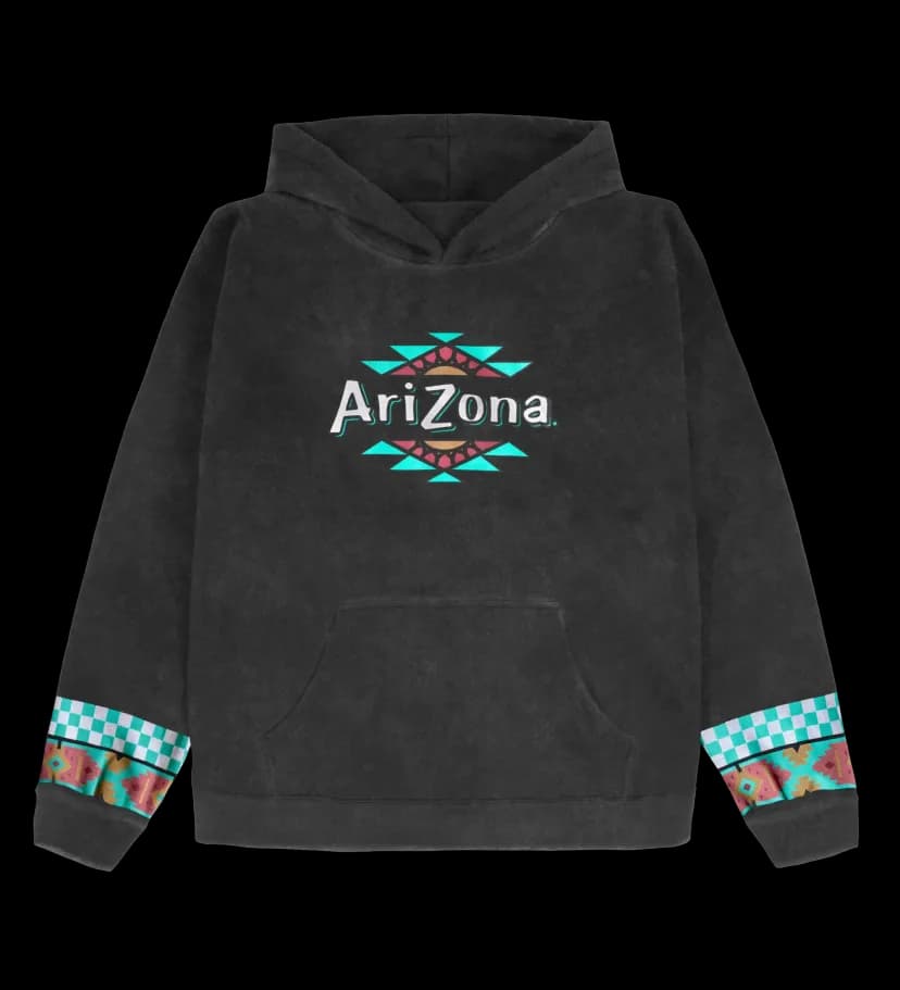 Forever Faded Black Logo Cotton Hoodie