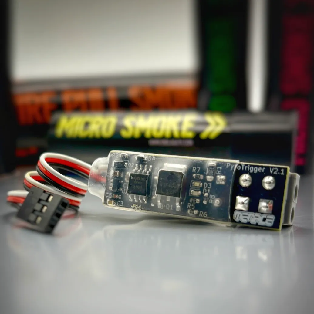 Menace RC PyroTRIGGER - Add smoke to your electric RC models