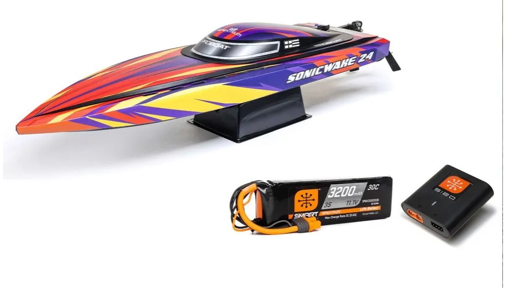 RTR Sonicwake 24 Self-Righting Boat!