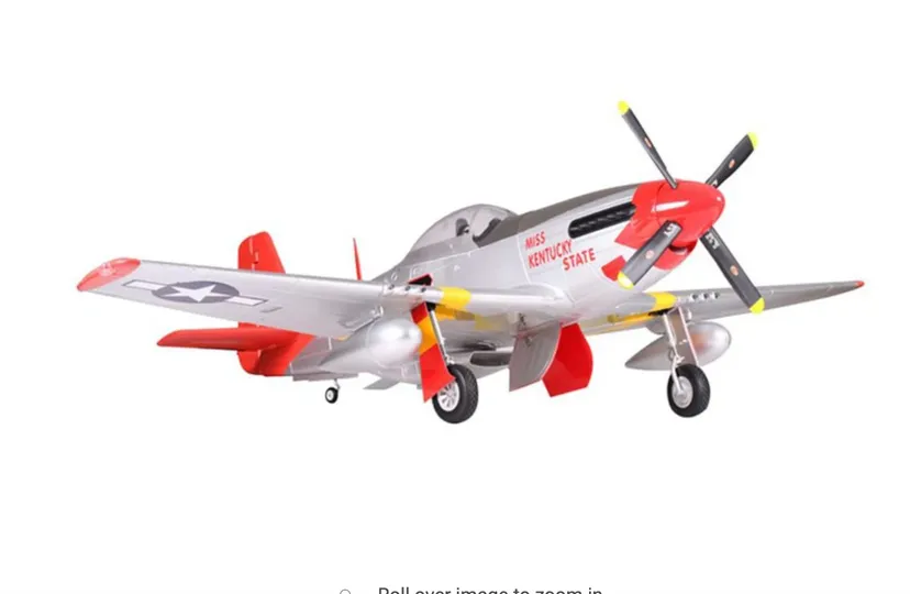 1700mm P-51 Mustang Red Tail