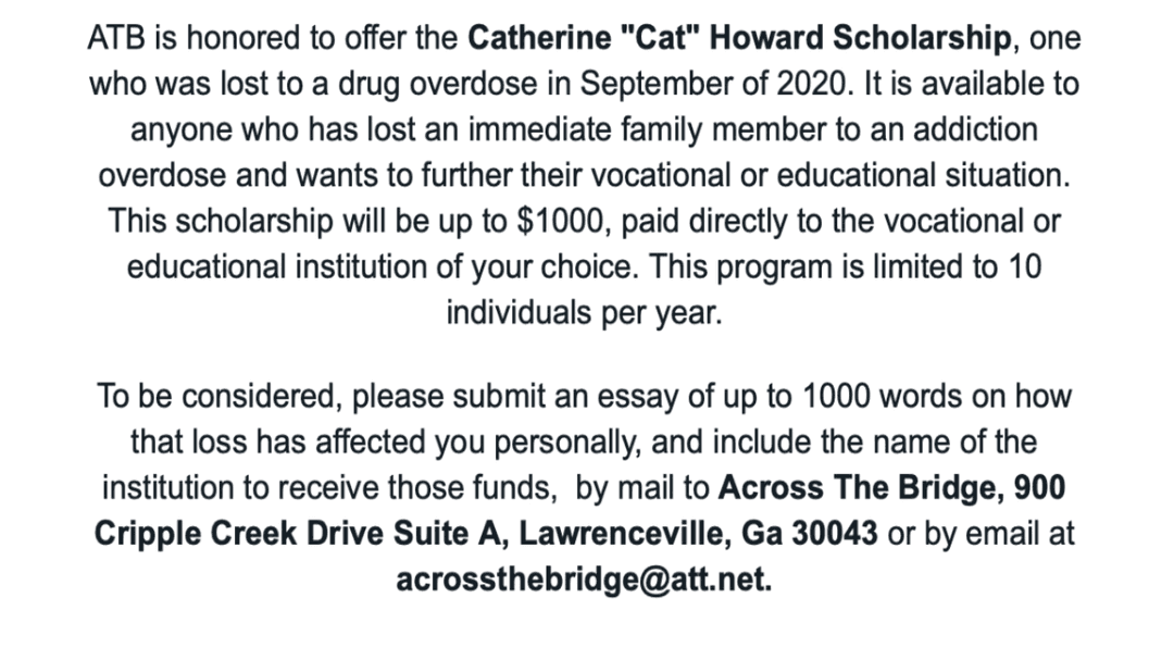 Cat Howard Scholarship