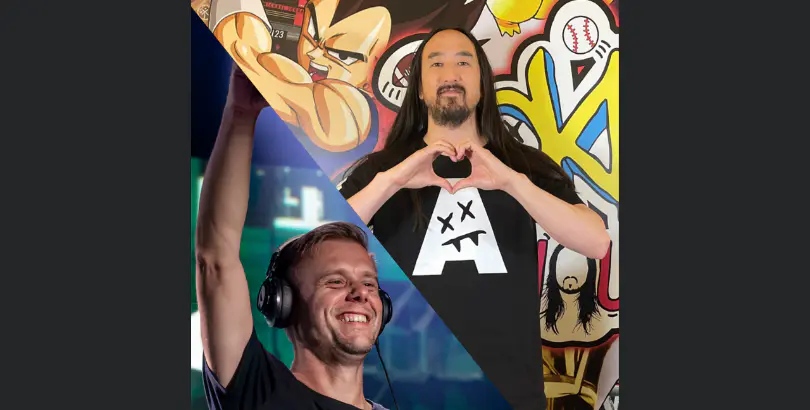 Get an Aoki x Armin t shirt!