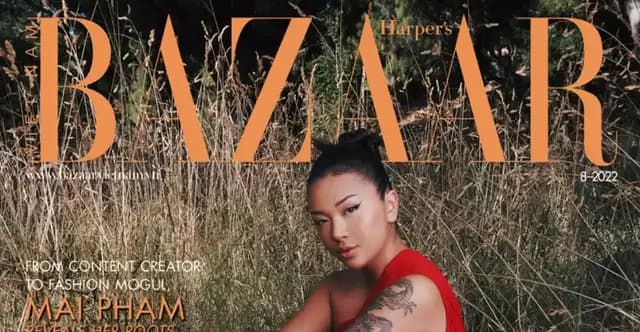 Harpers Bazaar Cover Story Mai Pham
