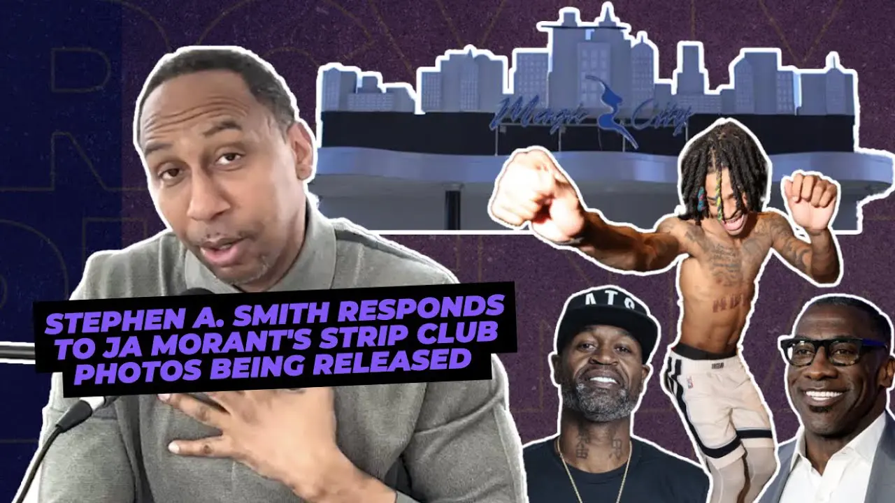 Stephen A. Smith reacts to Ja Morant...