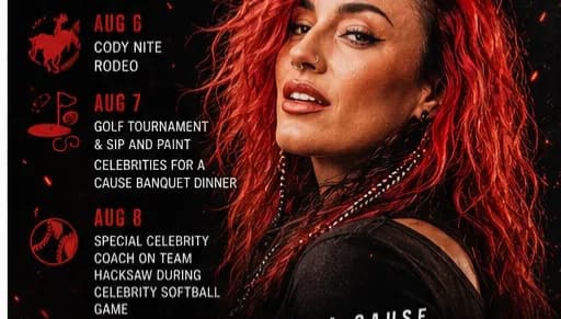 WYOMING 8/6 Celebrities for a Cause