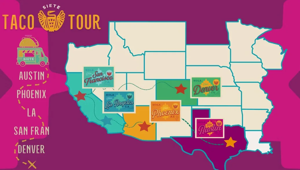 Siete Taco Truck Tour Coming to Austin, Phoenix, LA, San Francisco, and Denver this May!