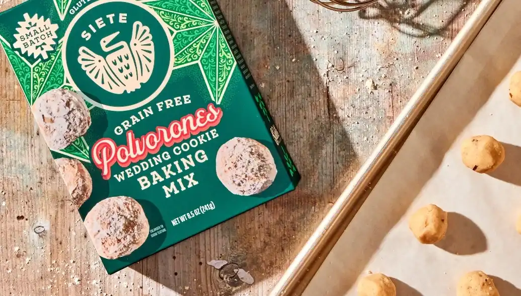 Siete Small Batch: Polvorones Wedding Cookie Baking Mix 🩵💚
