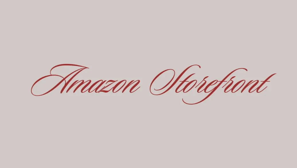  amazon storefront !!