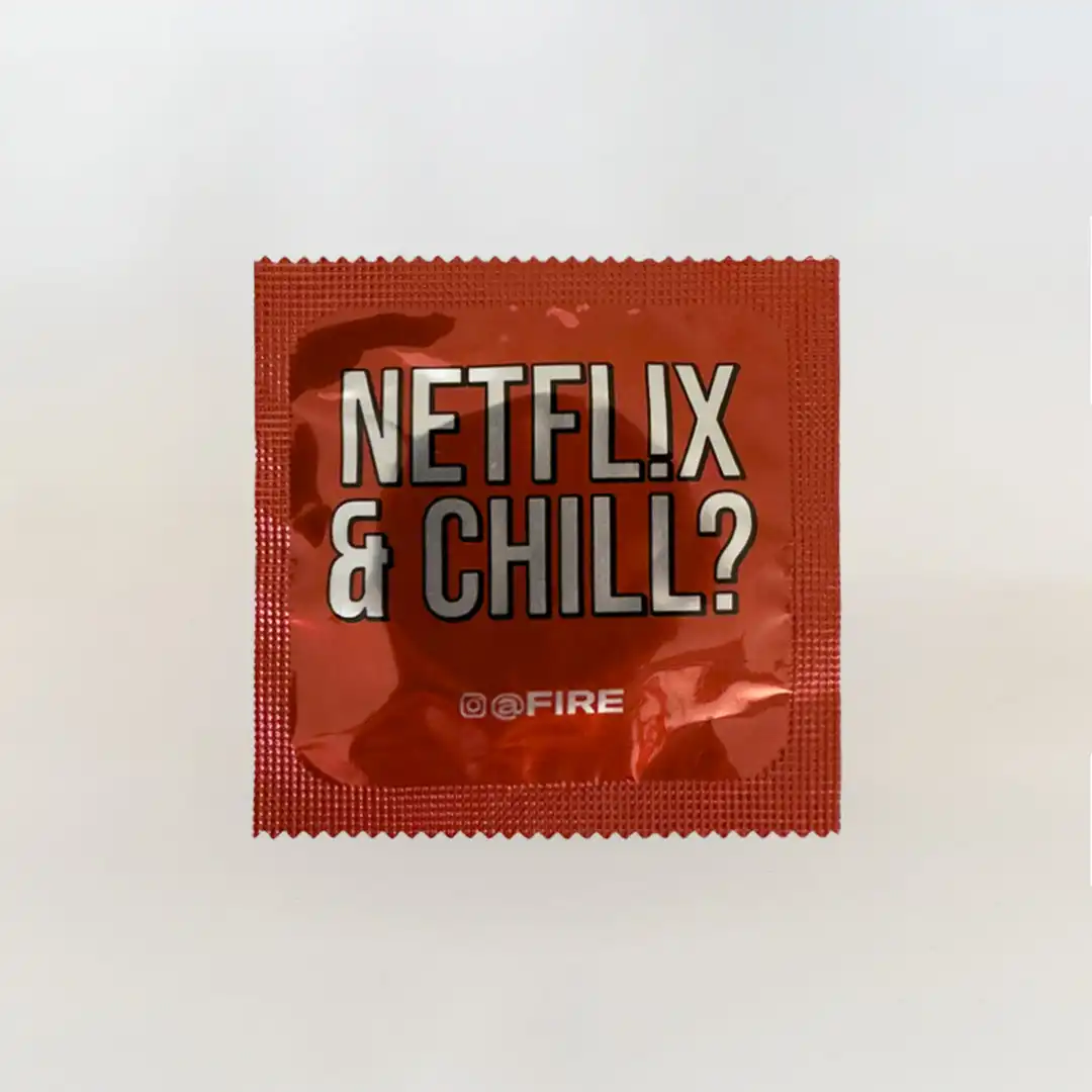 Netfl!x & Chill Condoms (3 Pack)