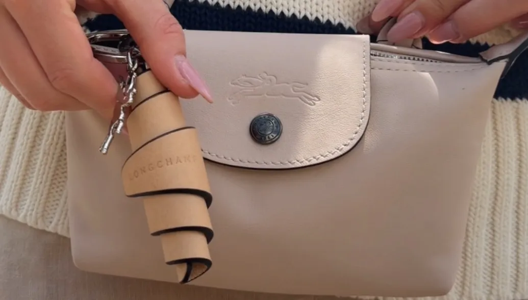 Croissant Key Ring