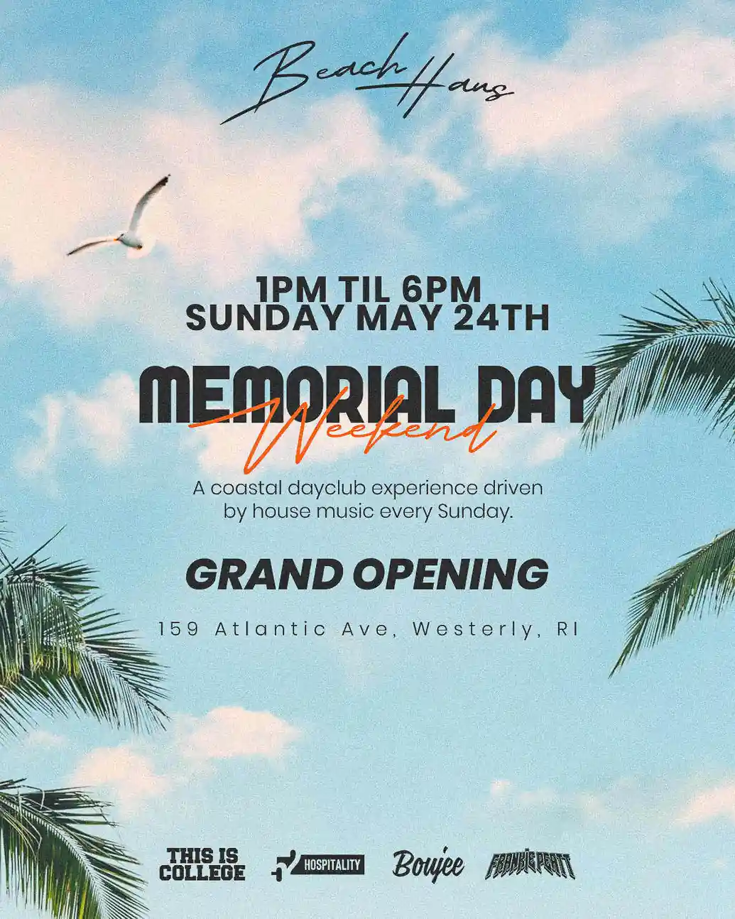 MDW SUNDAY 05/24 | Beach Haus - Westerly RI