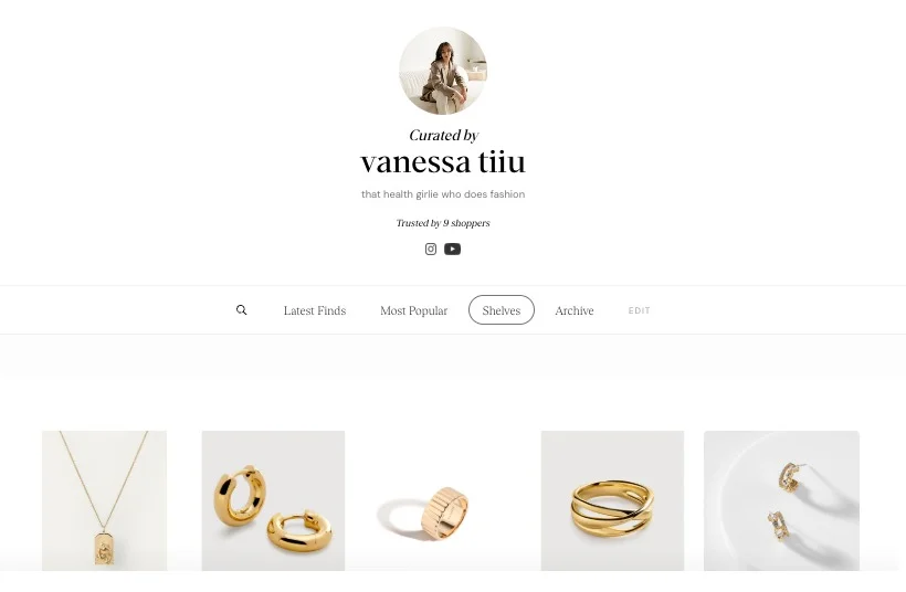 shopmy: faves, products & more