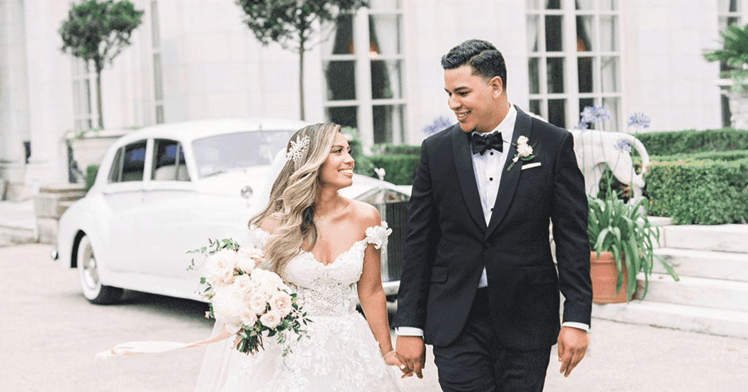 BRIDES MAGAZINE FEATURE: Samantha and Kenny