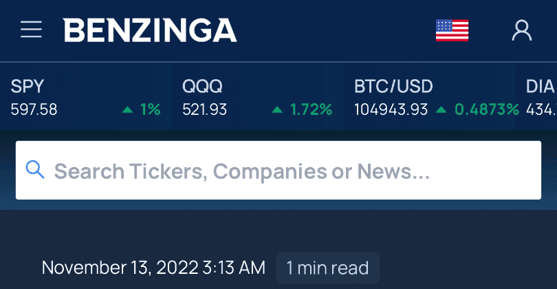Benzinga Pro ! 