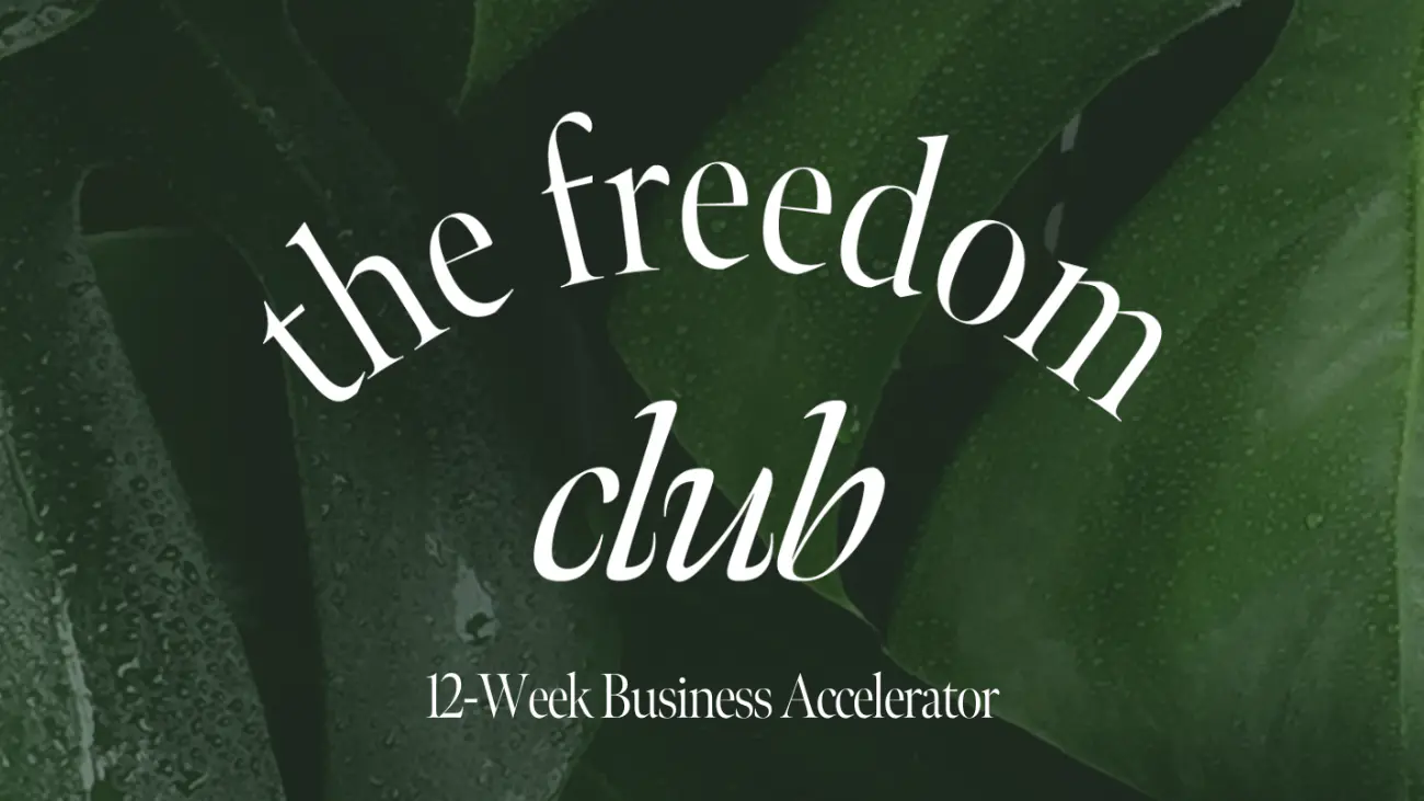 Enroll in Freedom Club before price increases