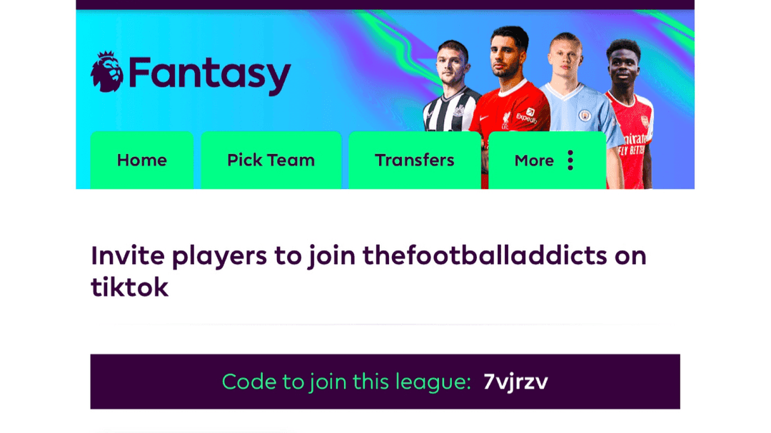 join my FPL league!