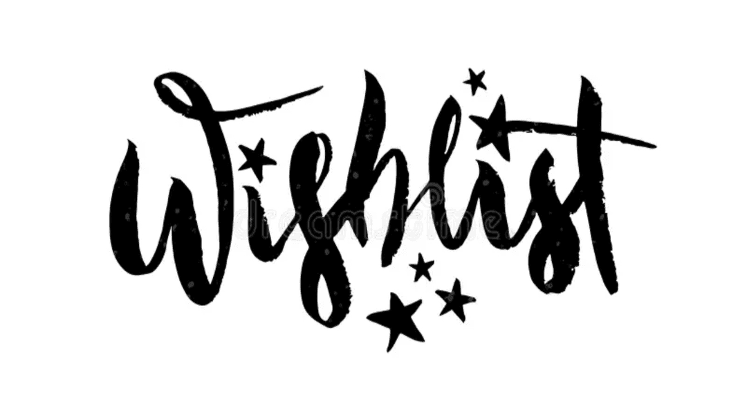 My Wishlist 🖤