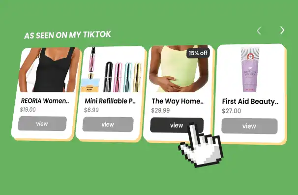 Sell products & monetize