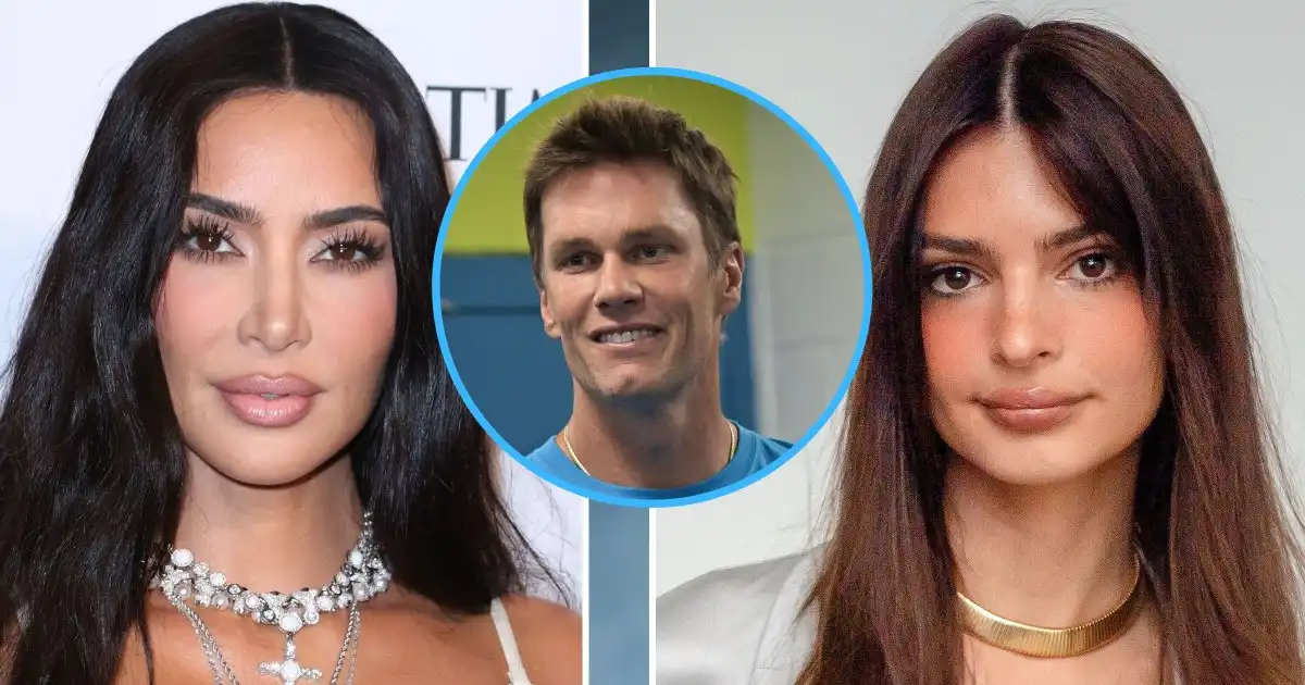 Tom Brady Flirts With Kim, EmRata At Party