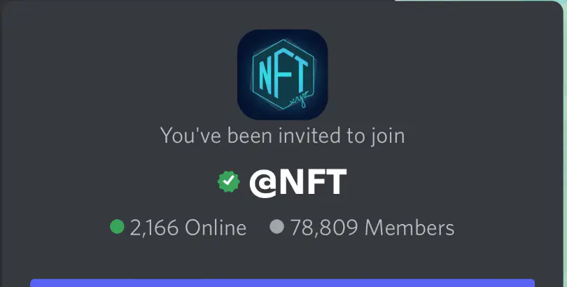 Join the @NFT Discord
