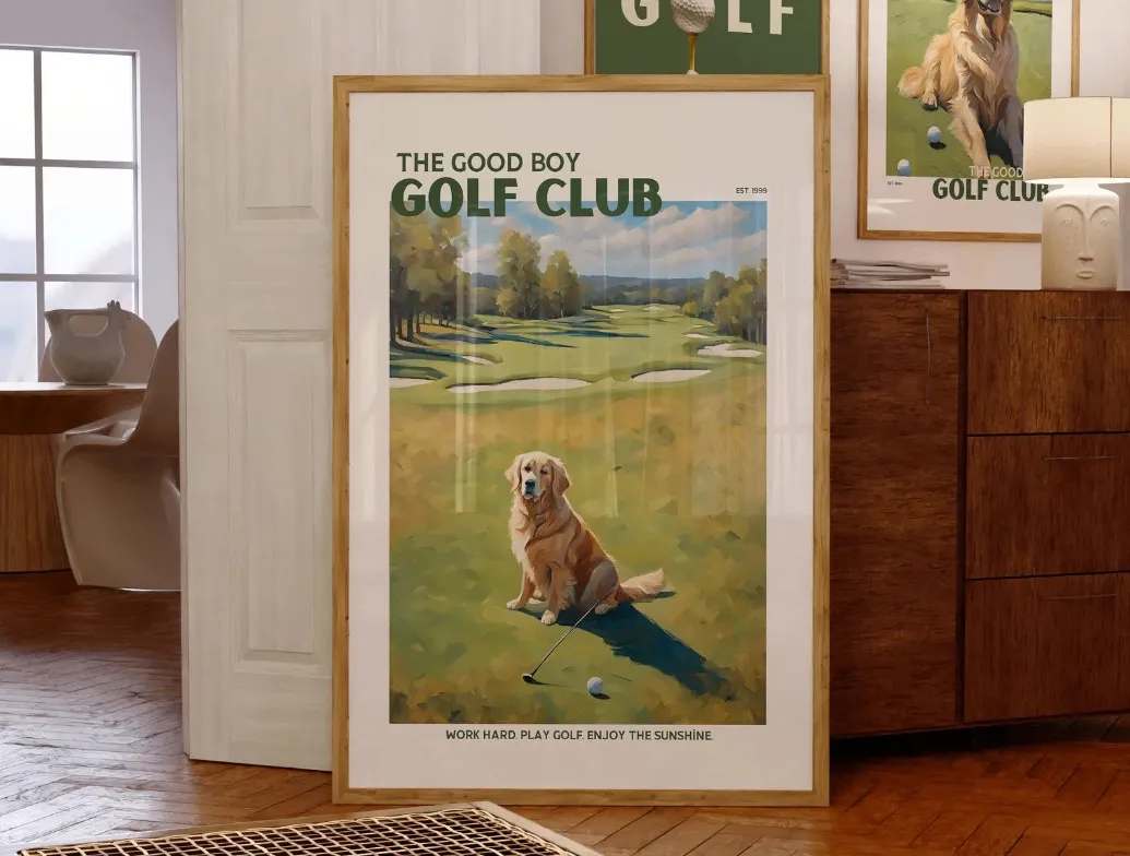 Golden Retriever Golf