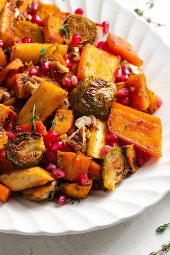 Easy Maple Roasted Fall Vegetables