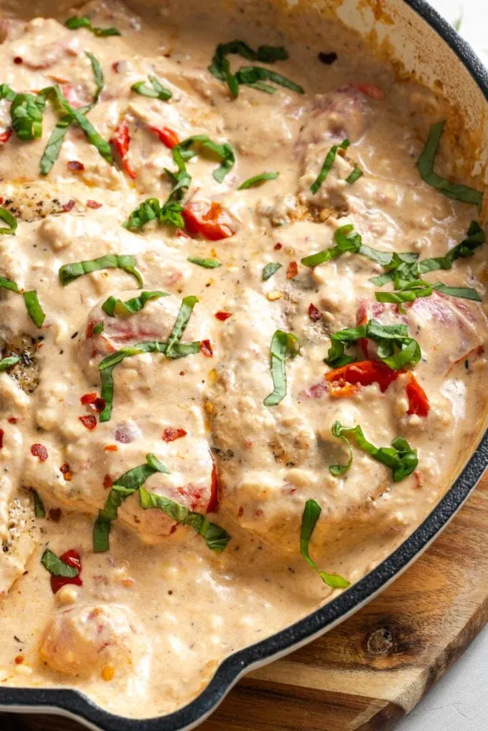 Tomato Feta Chicken Bake
