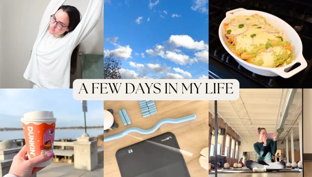 a week in my life back in routine <3