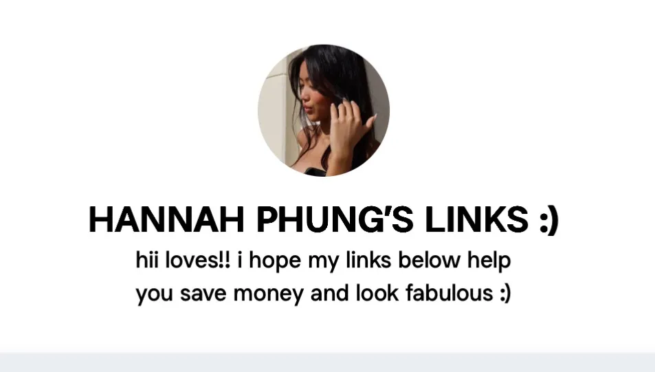 Shop my favorite brands here :)