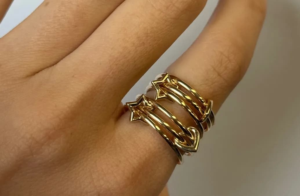 Stacked Rings! 🩵⭐️