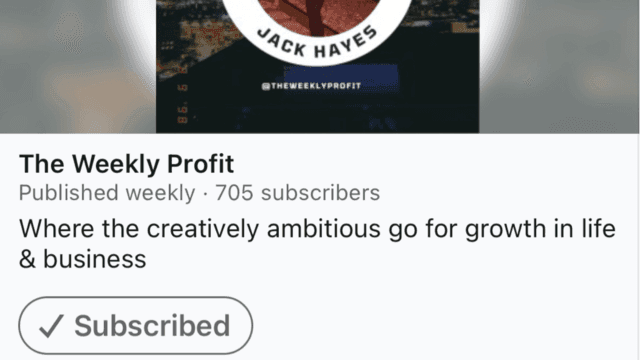 Subscribe To The Blog