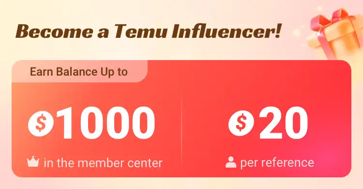 Become a Temu Influencer ✨️ 