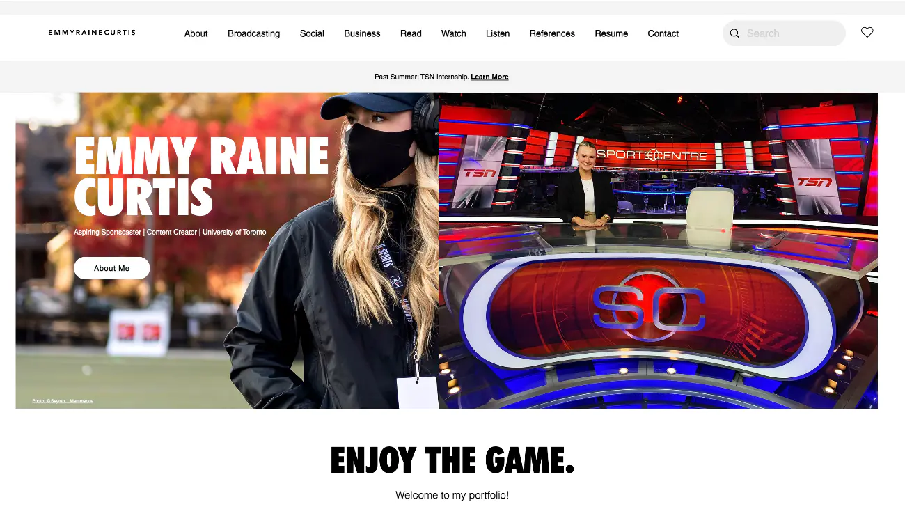 EMMY RAINE CURTIS website portfolio