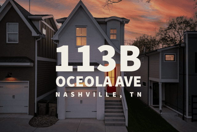 113B Oceola Ave Nashville, TN