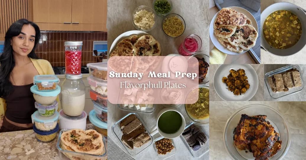 sunday meal prep • week 8 menu