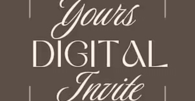 ✨YoursDigitalInvite💌