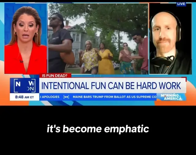 2nd TV interview: Is Fun Dead?