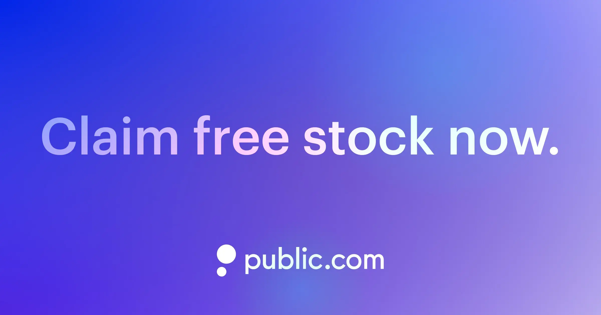 Free stock/crypto on Public