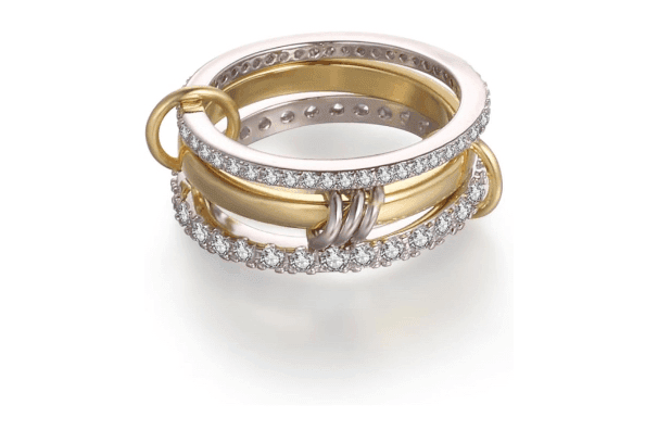 Mixed metal ring 
