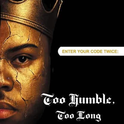 Too Humble, Too Long - Download card 