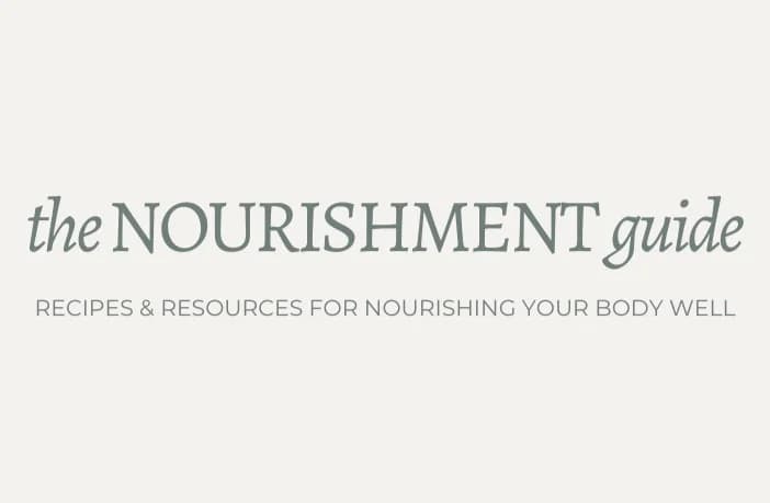 The Nourishment Guide