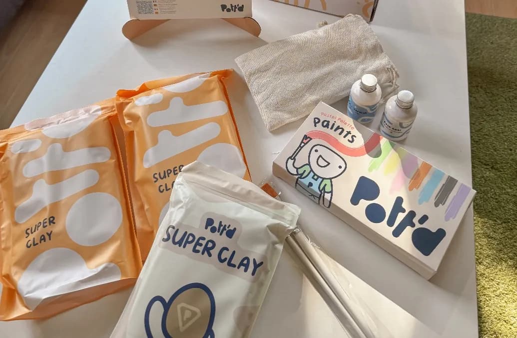 Pott’d at home pottery kit :) link in vid description