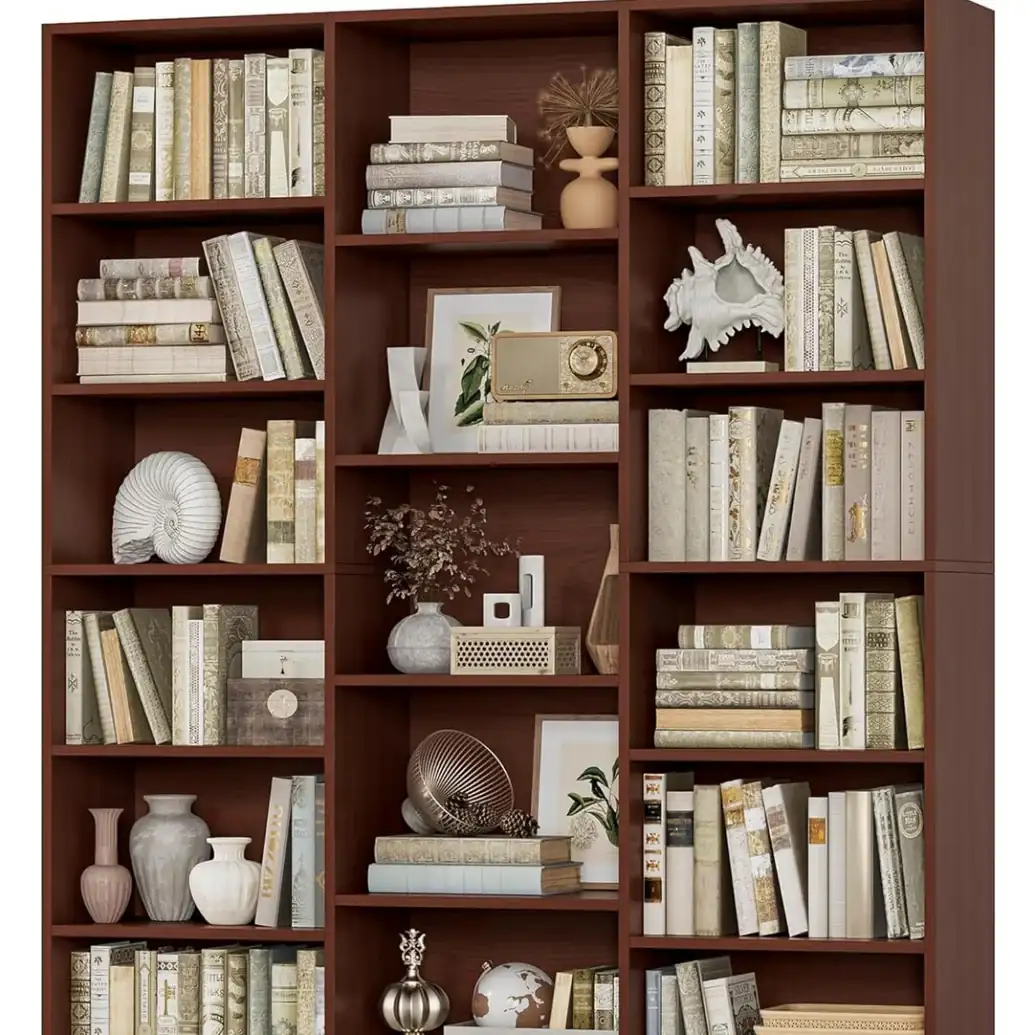 Triple Wide Bookshelf