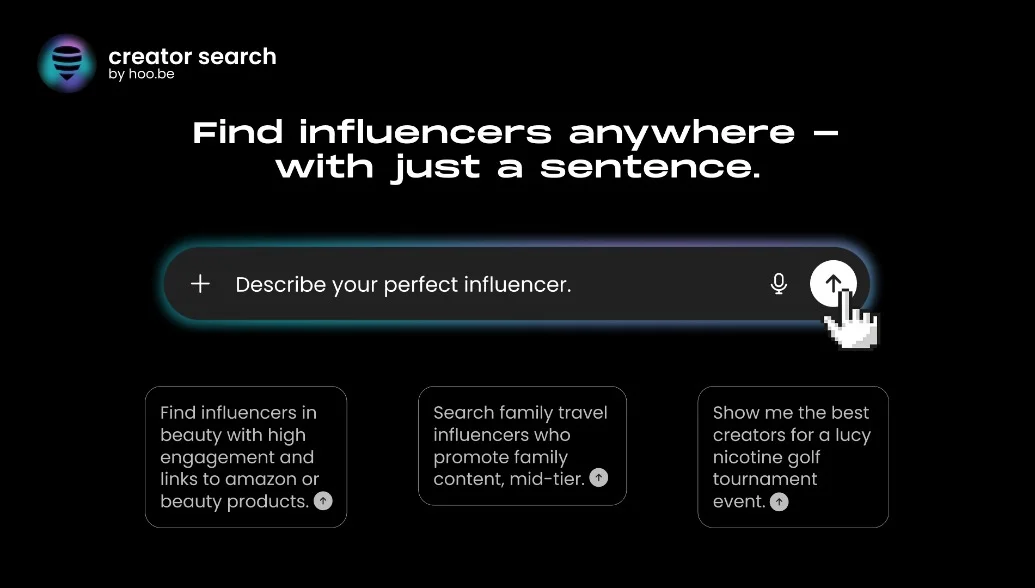 Get matched to creators today, for free.