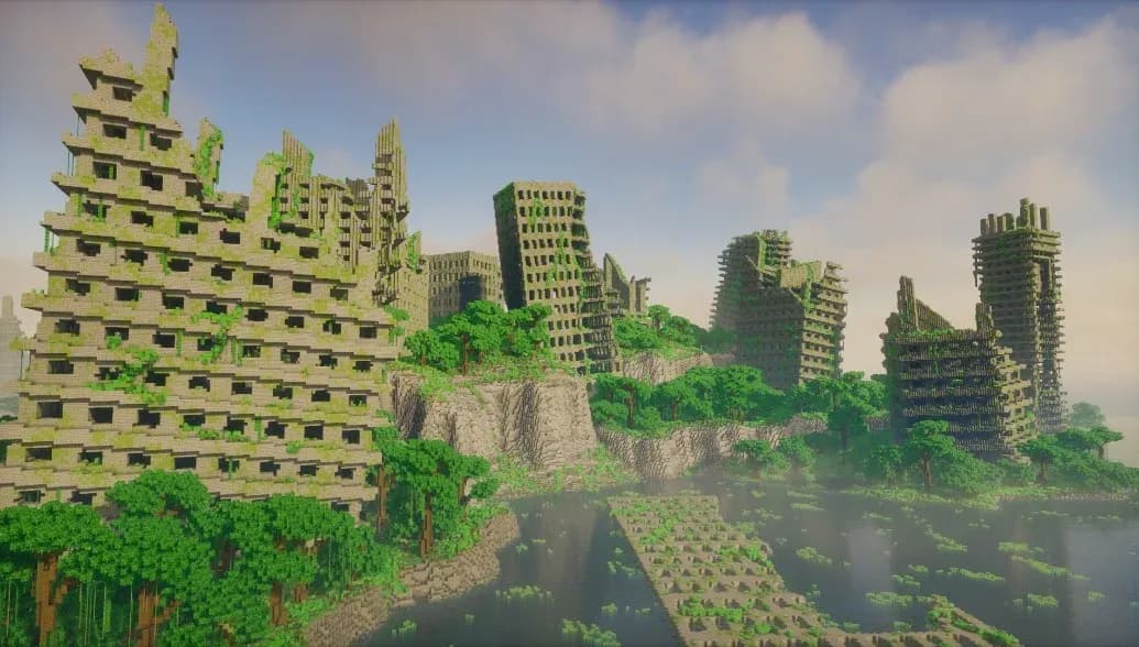 Abandoned Overgrown City 🍃