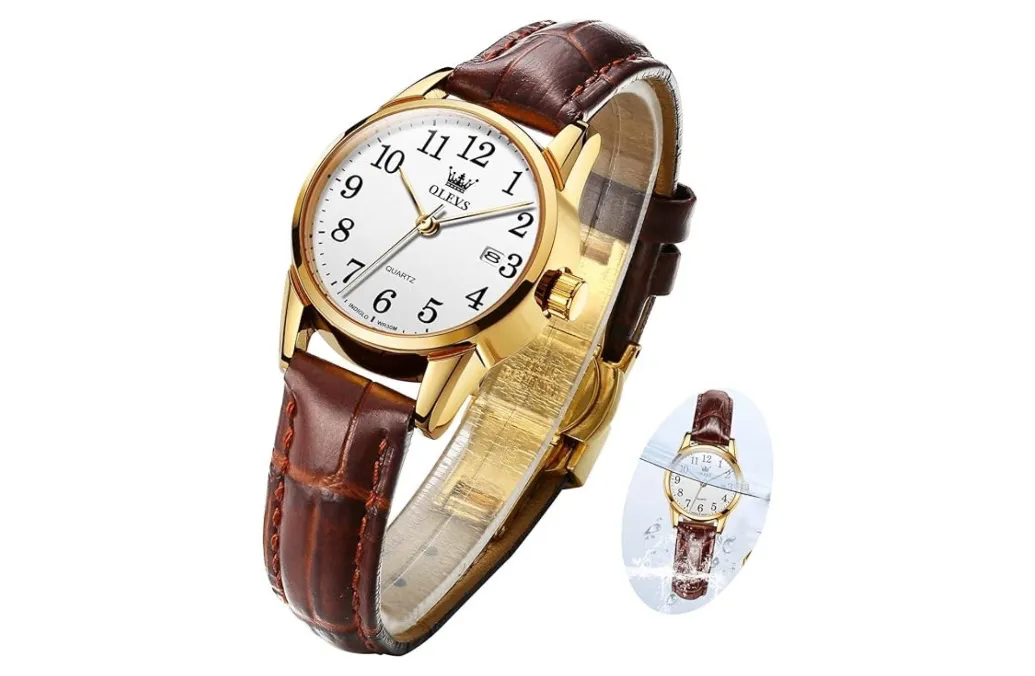 Elegant Brown Leather Watch