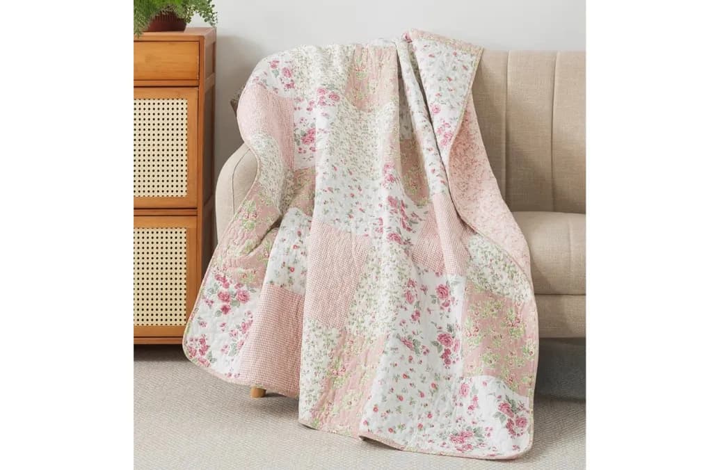 Quilted Throw Blanket