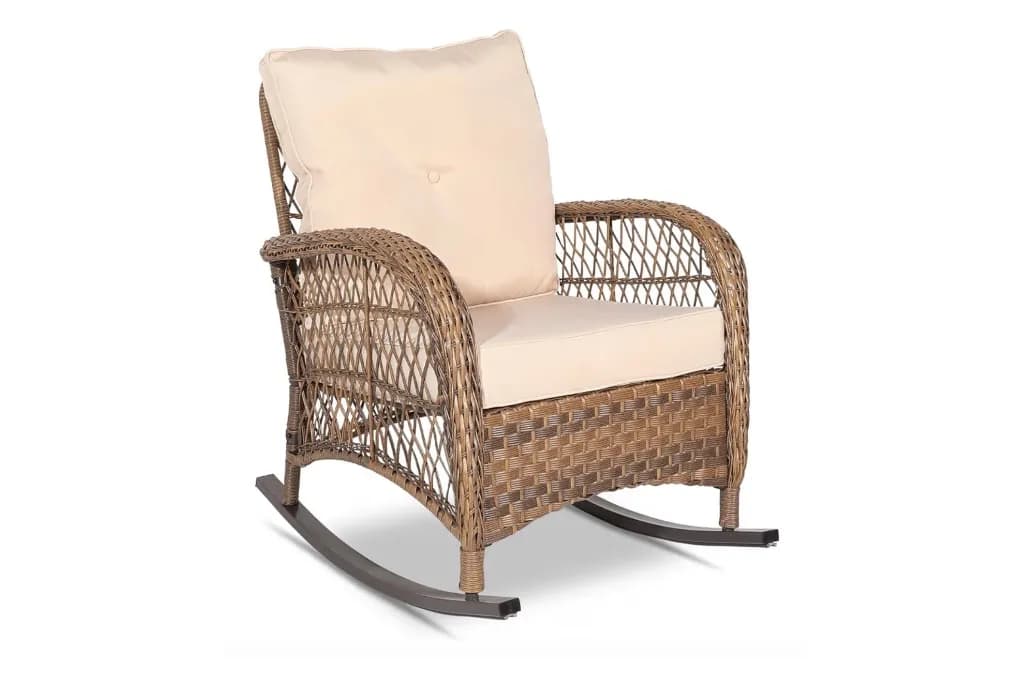 Outdoor Wicker Rocking Chair
