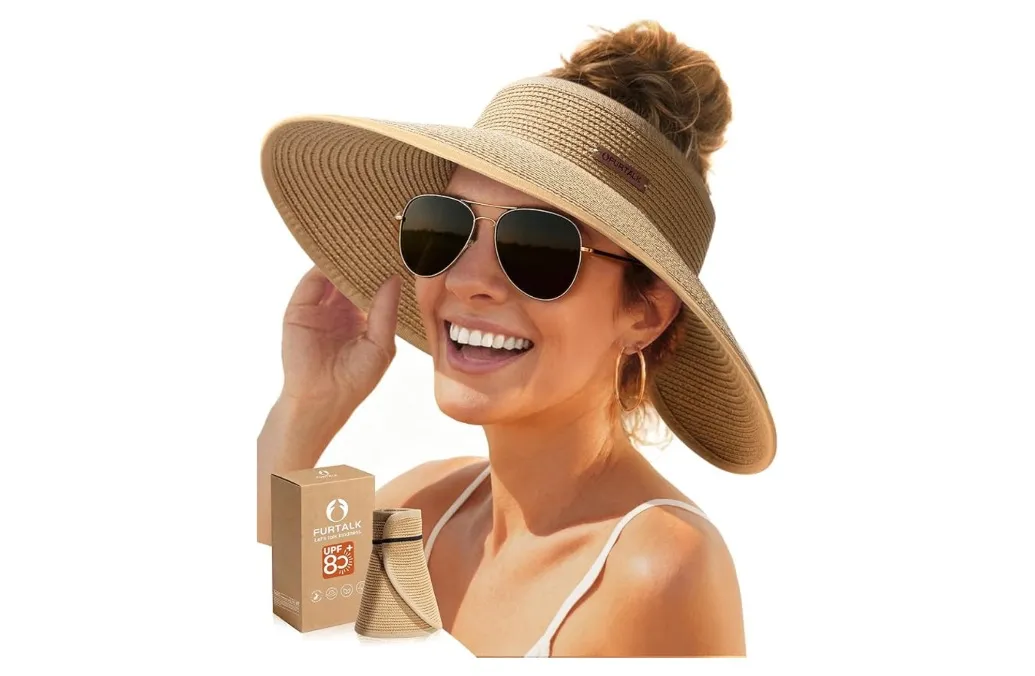 Foldable Wide Brim Sun Straw Hat